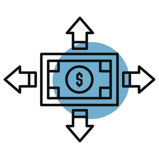 Cash flow Generic color lineal-color icon