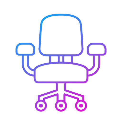 Desk chair Generic gradient outline icon