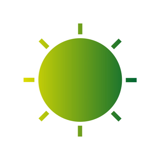 zonnig Generic gradient fill icoon