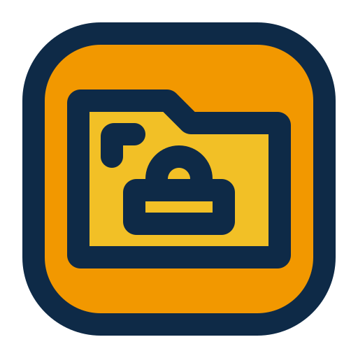 Folder lock Generic color lineal-color icon