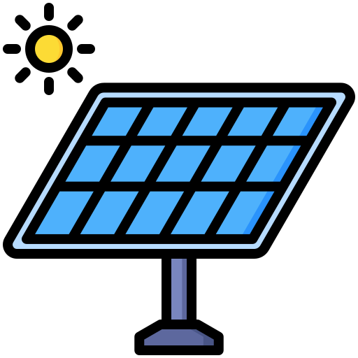 panel słoneczny Generic color lineal-color ikona