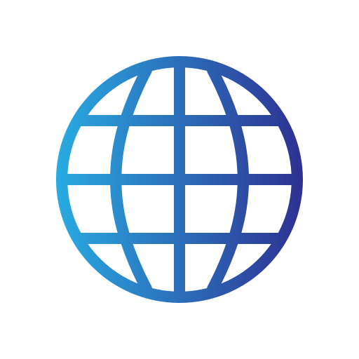 weltweit Generic gradient outline icon