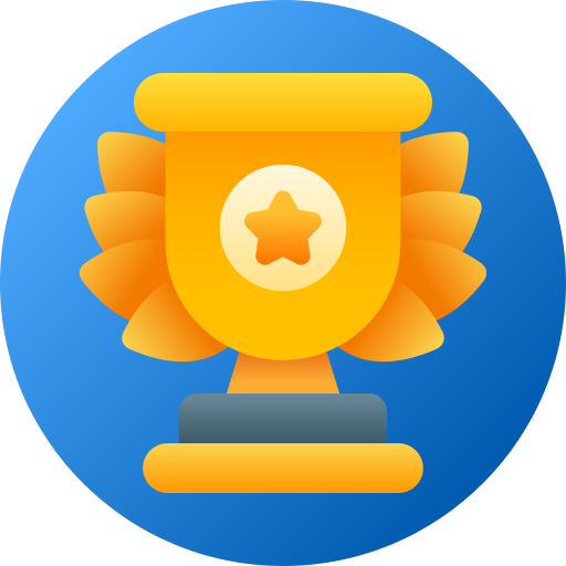 Trophy medal Generic gradient fill icon