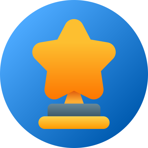 trofee pictogram Generic gradient fill icoon