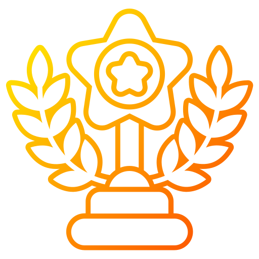 medal trofeum Generic gradient outline ikona