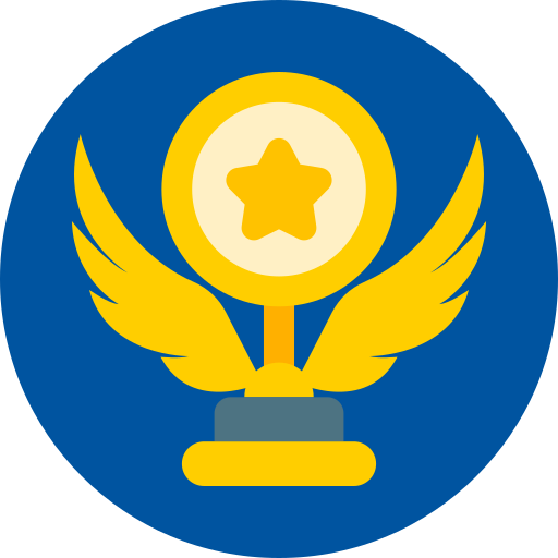 medaglia del trofeo Generic color fill icona