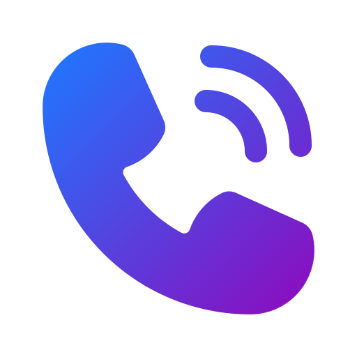 telefoongesprek Generic gradient fill icoon