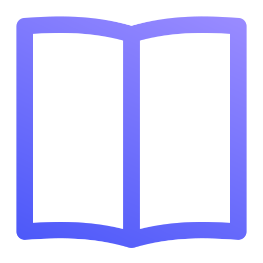 boek Generic gradient outline icoon