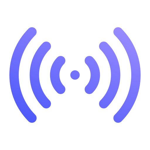 라디오 Generic gradient outline icon