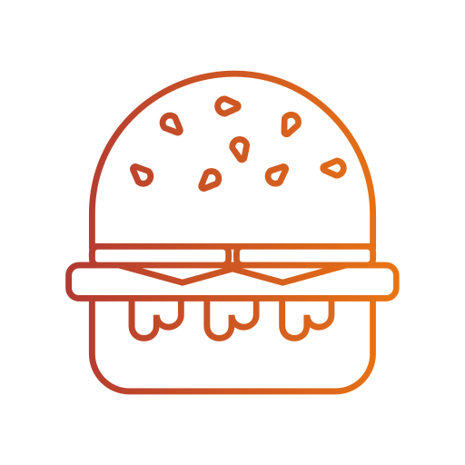 Бургер Generic gradient outline иконка