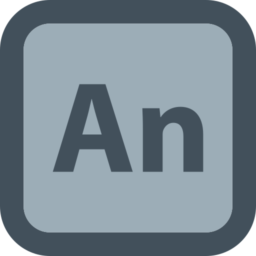 Adobe animate Generic color lineal-color icon