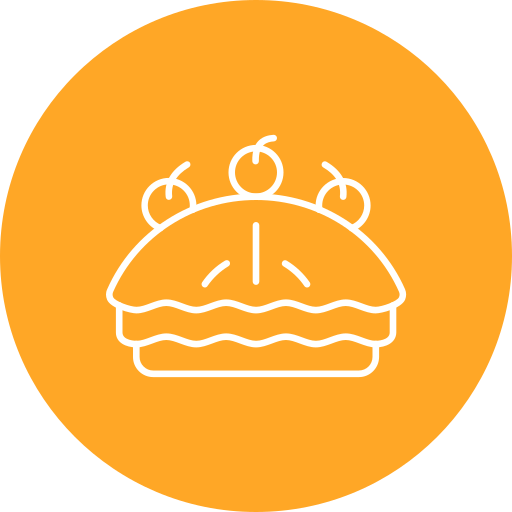 torta di ciliegie Generic color fill icona