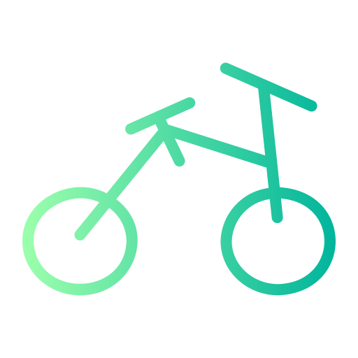 Велосипед Generic gradient outline иконка