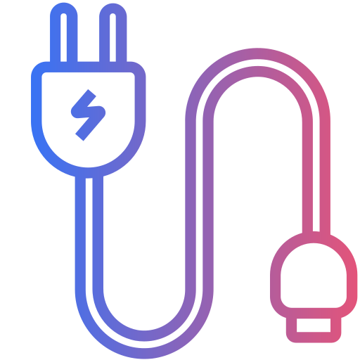 Data cable Generic gradient outline icon