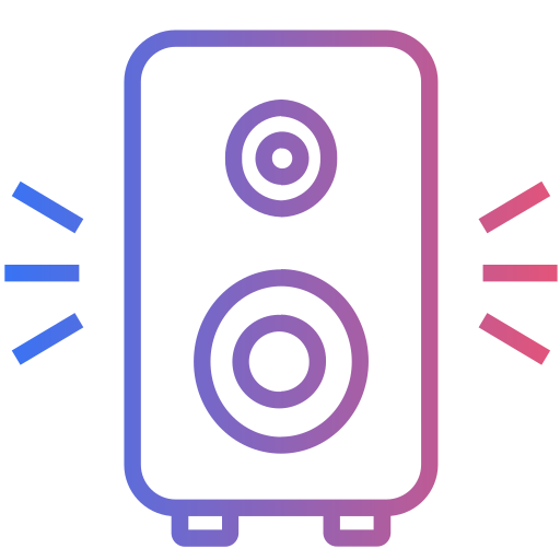 Woofer Generic gradient outline icon