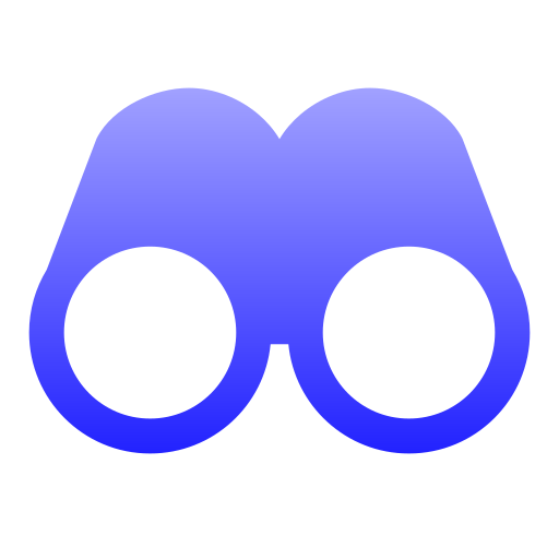 双眼鏡 Generic gradient fill icon