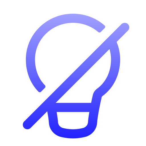 電球 Generic gradient outline icon