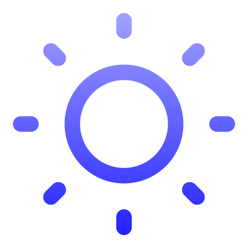 太陽 Generic gradient outline icon
