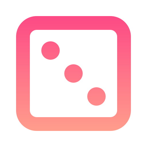 Dice Generic gradient outline icon