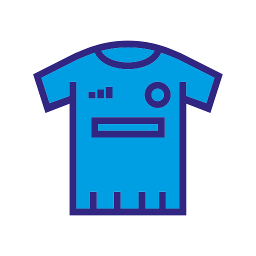 camisa de futebol Generic color lineal-color Ícone