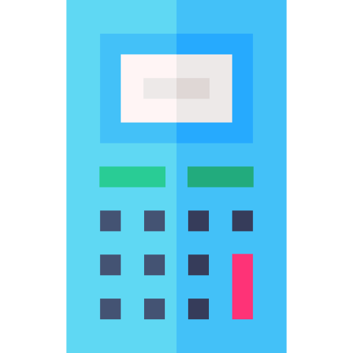 Calculator Basic Straight Flat icon