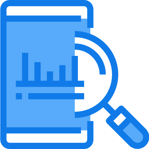 Analytics Justicon Blue icon