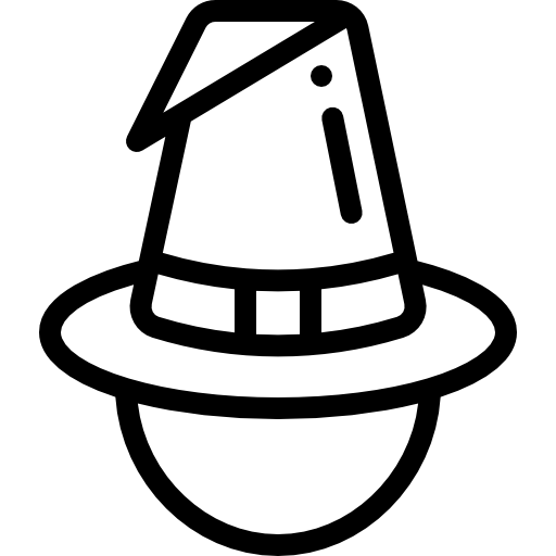 魔女 Detailed Rounded Lineal icon