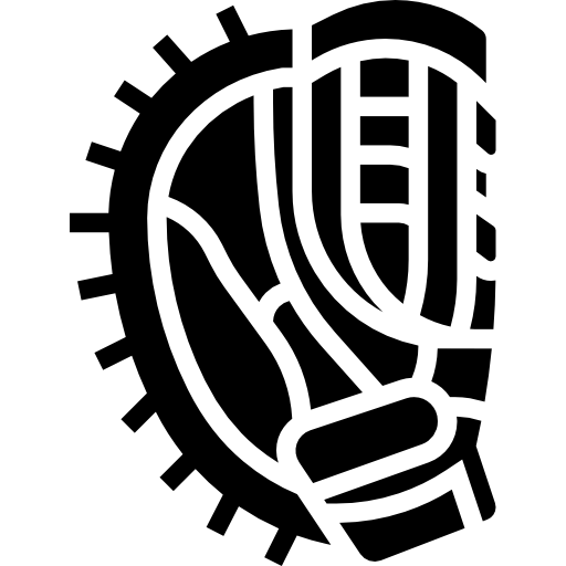 guante Meticulous Glyph icono