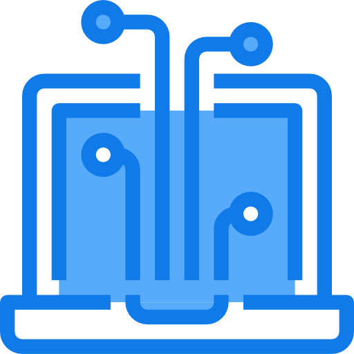Laptop Justicon Blue icon