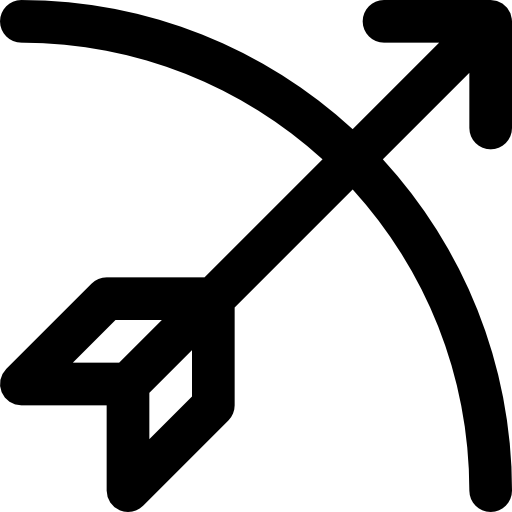 arco bqlqn Lineal icono