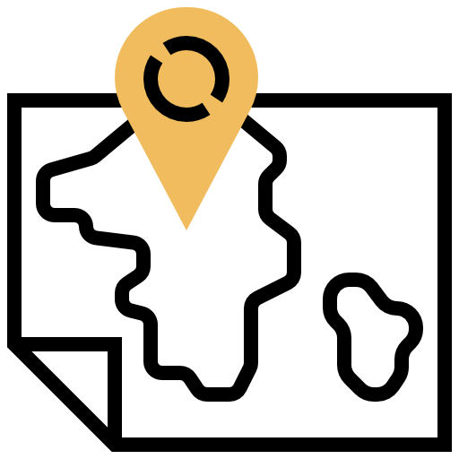 地図の位置 Meticulous Yellow shadow icon
