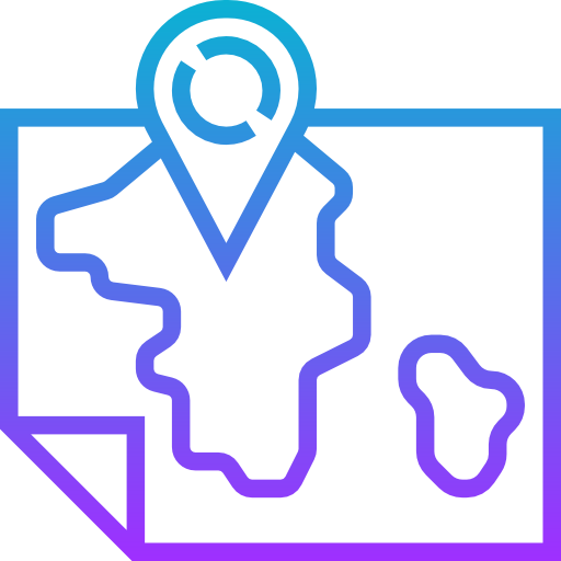 posizione sulla mappa Meticulous Gradient icona