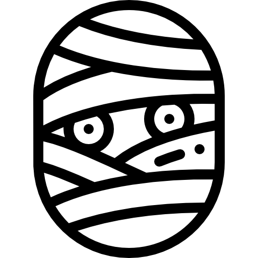 mumia Detailed Rounded Lineal ikona
