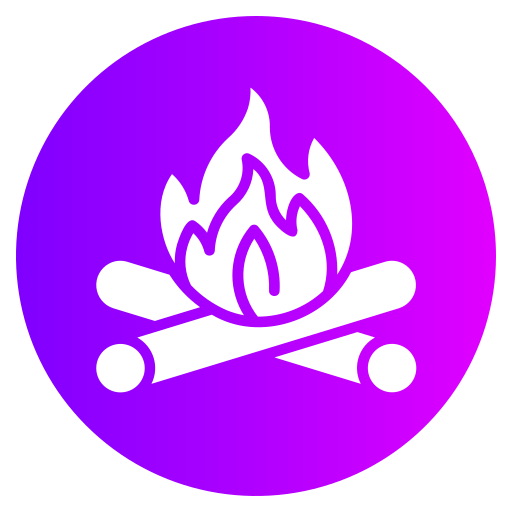 Campfire Generic gradient fill icon