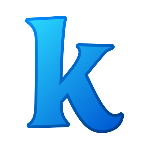 文字k Generic gradient lineal-color icon