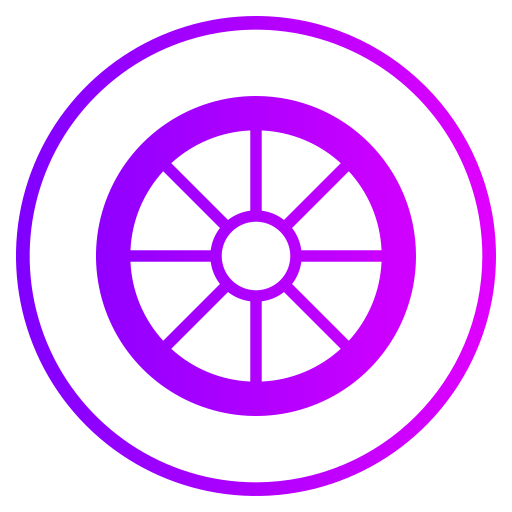 roue Generic gradient fill Icône
