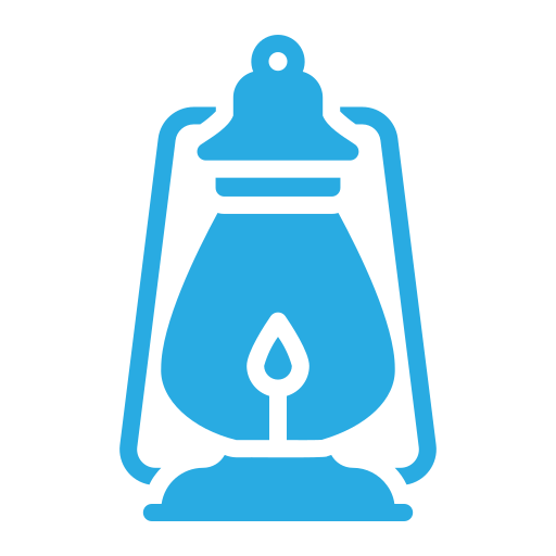 lampara de aceite Generic color fill icono