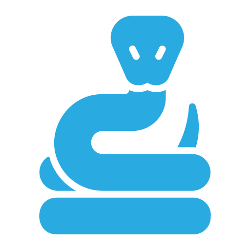 蛇 Generic color fill icon