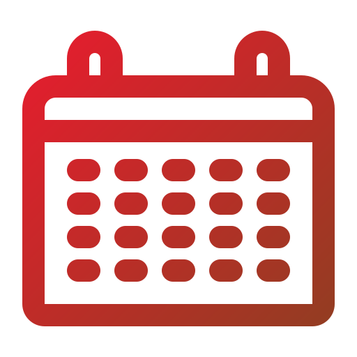 Calendar Generic gradient outline icon