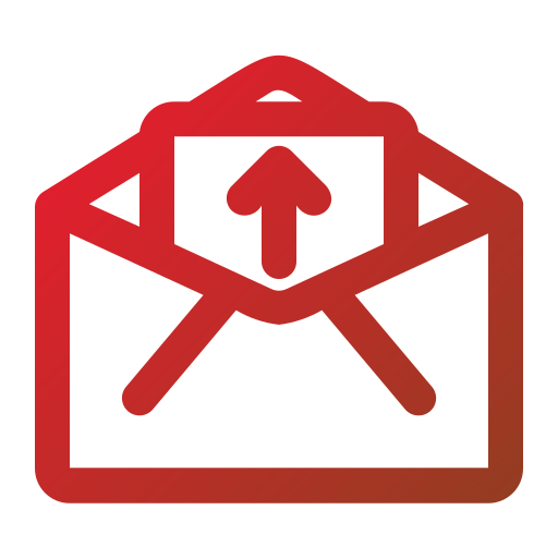 Send mail Generic gradient outline icon
