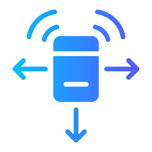 sensor múltiple Generic gradient fill icono