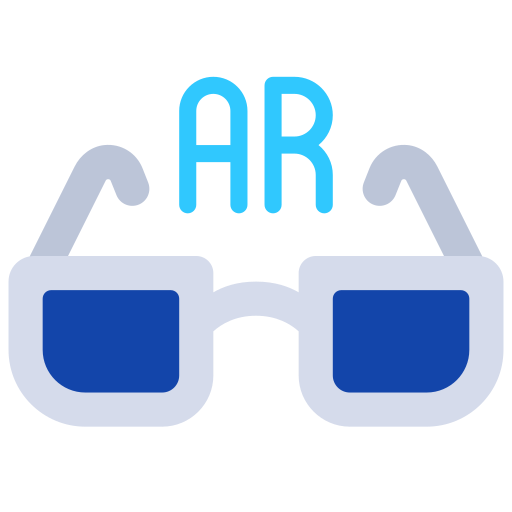 lunettes de réalité virtuelle Juicy Fish Flat Icône