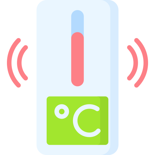 Temperature sensor Special Flat icon