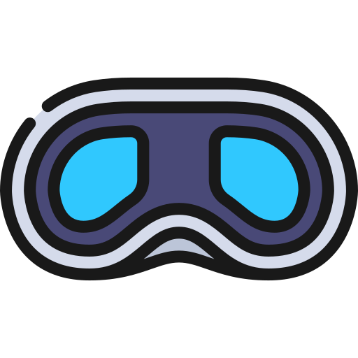 óculos de realidade virtual Juicy Fish Soft-fill Ícone