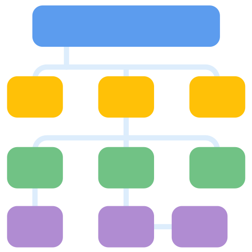gestructureerde gegevens Generic color fill icoon