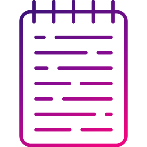 informazione Generic gradient outline icona