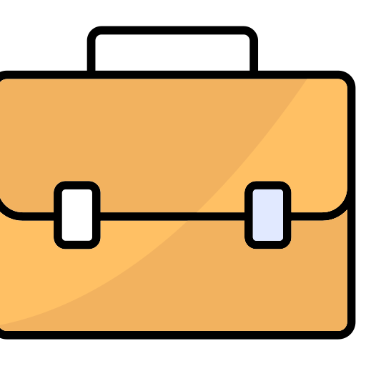 Briefcase Arslan Haider Lineal-color icon