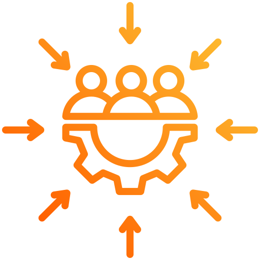 Customer Generic gradient outline icon