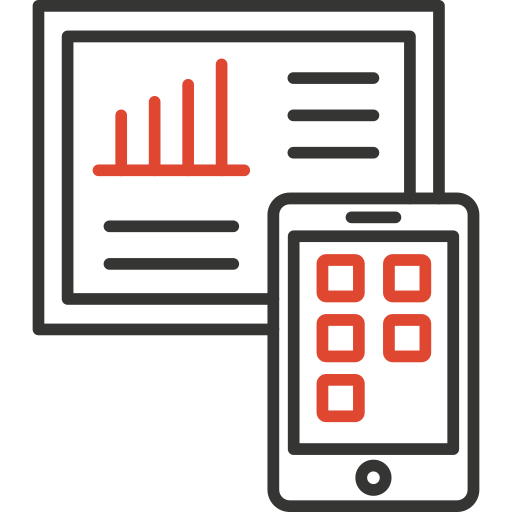 teléfono inteligente Arslan Haider Outline Red icono