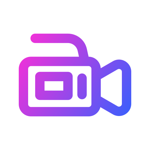 ビデオカメラ Generic gradient outline icon